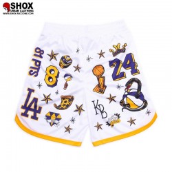 Jersey Mamba B-Ball Mesh NBA White Short