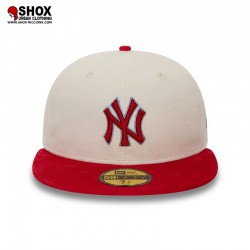 59Fifty MLB New York Yankees Cord White/Red