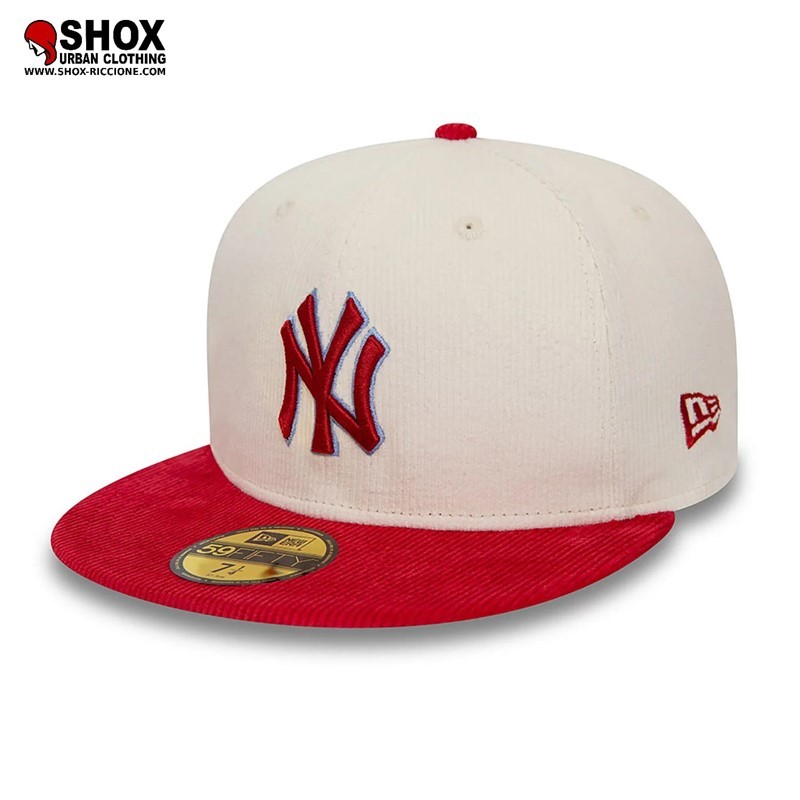 59Fifty MLB New York Yankees Cord White/Red