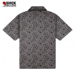 Blur King pattern shirt beige