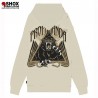 Triangle Panther Hoodie Beige