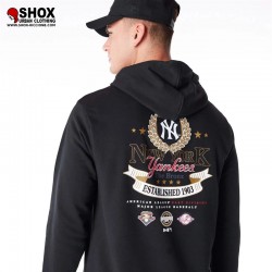 Mlb Badge Hoodie New York Yankees Navy