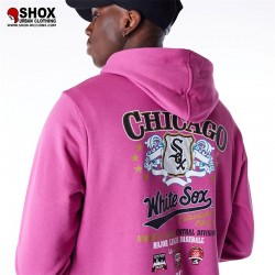 Mlb Badge Hoodie Chicago White Sox Lilla