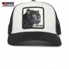 Panther Black/White Trucker