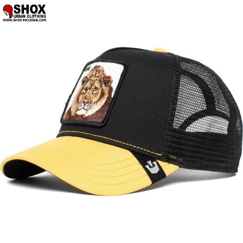 King Black/Yellow Trucker