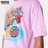 NBA Chicago Bulls Pink OS Tee