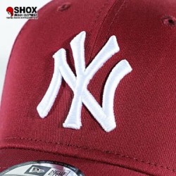 3930 Bordeaux/white NY cap