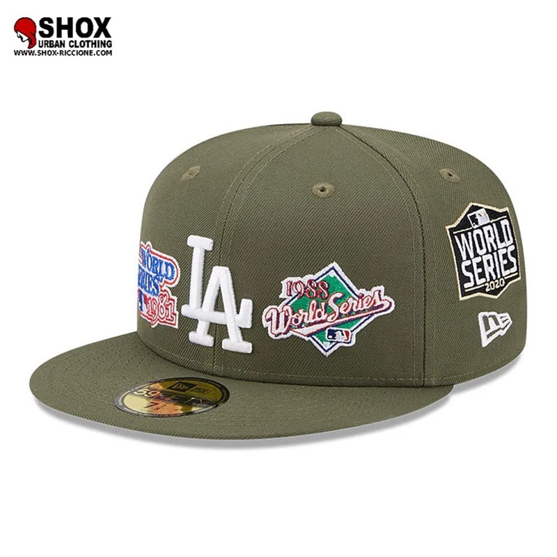 59Fifty L.A. Dodgers World Series Special Edition Olive