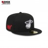 59Fifty NBA Miami Heat Logo Print Black