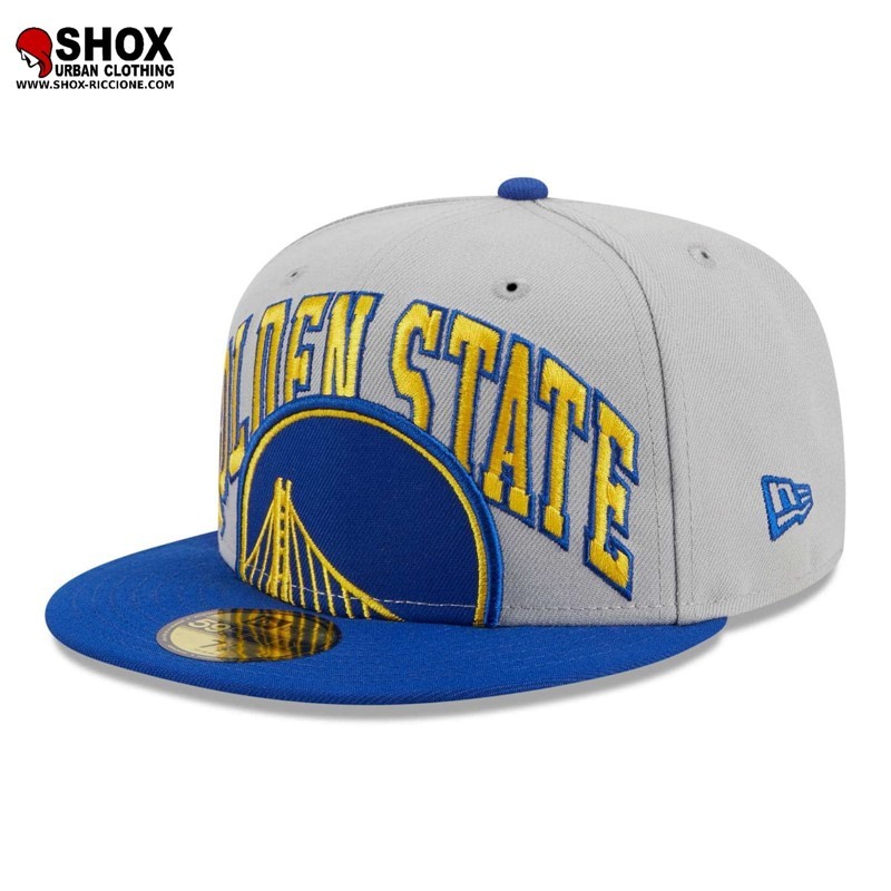 59Fifty NBA Golden State Warriors Logo Big Logo Grey