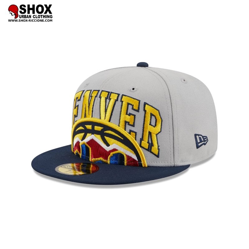 59Fifty NBA Denver Nuggets Logo Big Logo Grey