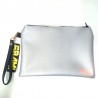 Sbam XX Smile Pochette Silver Ecopelle