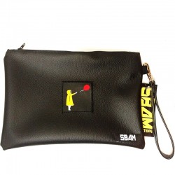 Sbam Balloon It Pochette Black Ecopelle