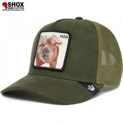 Hog Micro Velvet Edition Olive Trucker