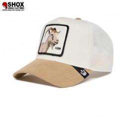 Him Micro Velvet Edition White/Beige Trucker