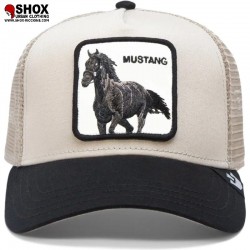 Mustang Beige/Black Trucker