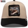 Vicious Snake Beige/Black Trucker