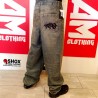 Sbam Tag Baggy Jeans Denim Washed/Black