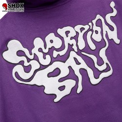 Smoking Bay Purple Hoodie