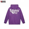 Smoking Bay Purple Hoodie