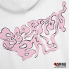 Smoking Bay White/Pink Hoodie