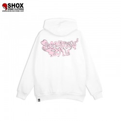 Smoking Bay White/Pink Hoodie