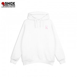 Smoking Bay White/Pink Hoodie