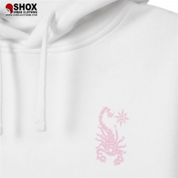 Smoking Bay White/Pink Hoodie