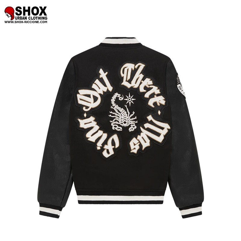 Varsity Jacket Scorpion Mas Fina Black