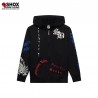 JUNIOR Surf Message Zip Hoodie Black