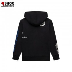 JUNIOR Surf Message Zip Hoodie Black