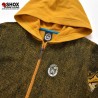 JUNIOR Tribal Flag Zip Hoodie Yellow