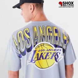 copy of Lakers Big Logo Black Tee