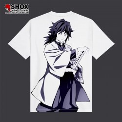 Tomioka Giyu Tee White Demon Slayer