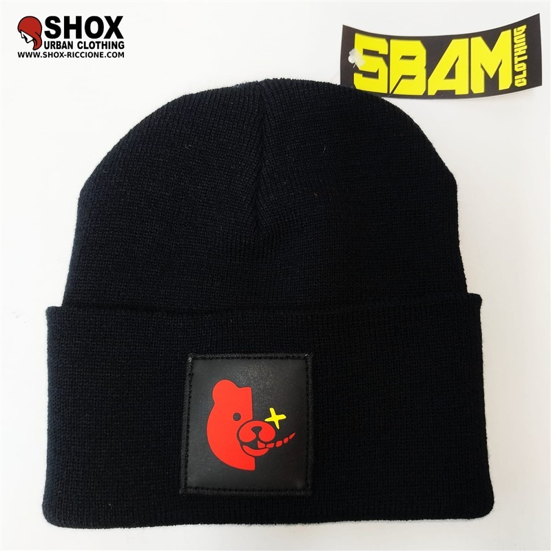 Sbam Bear Black/Red Beanie