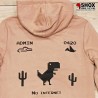 Junior Dino Chrome Brown/Black Hoodie