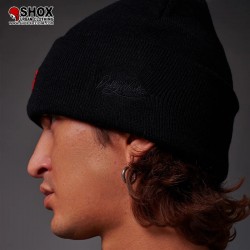 Goat Black/Red Beanie