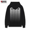 Ribs Black/White Hoodie