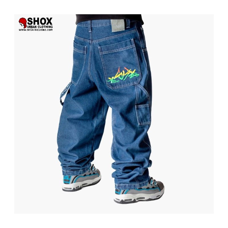 Baggy  Denim Carpenter Pant Rasta