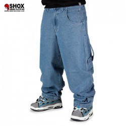 Baggy  Denim Light Carpenter Pant Rasta