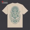 Ganesha Outline Tee Beige