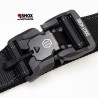 Magnet Buckle Belt, Dolly, fibbia di metallo con sistema di apertura magnetico