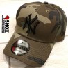 NY Camo, New Era, ricamo centrale 3D e ricamo flag lato sx, regolabile