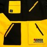 Anorak black yellow halfzip 7 pockets Dolly