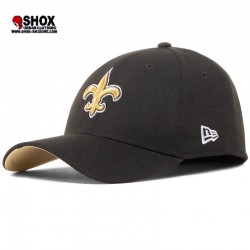 Saints NFL cap, ricamo frontale 3D + ricamo flag lato sx, Regolabile con velcro