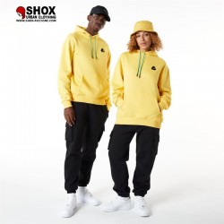 Patch Oversize Yellow Hoodie