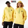 Patch Oversize Yellow Hoodie