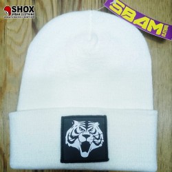 Sbam Tiger White Beanie