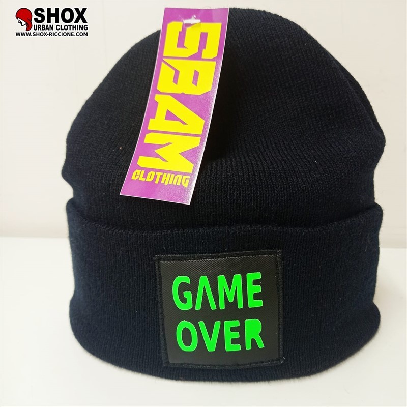 Sbam Game Over Green/Black Beanie