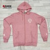 Sbam Triple Tag Pink Zip Hoodie